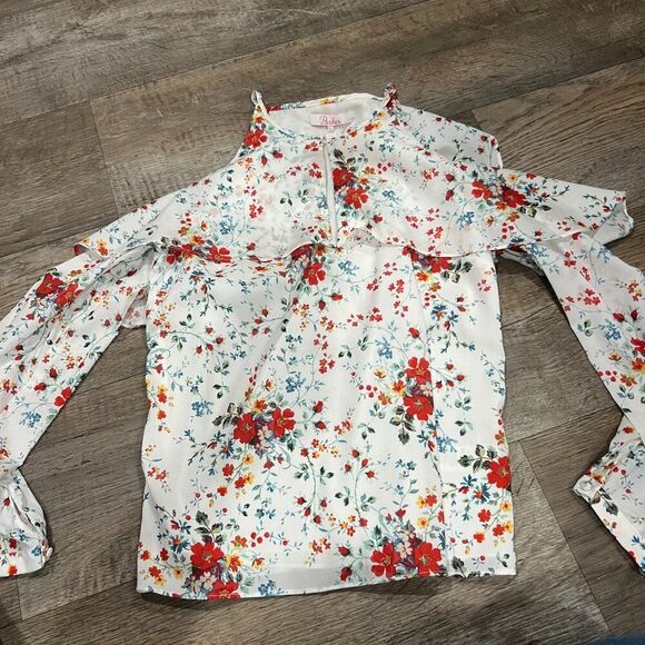 Parker small cold shoulder blouse - Picture 1 of 7